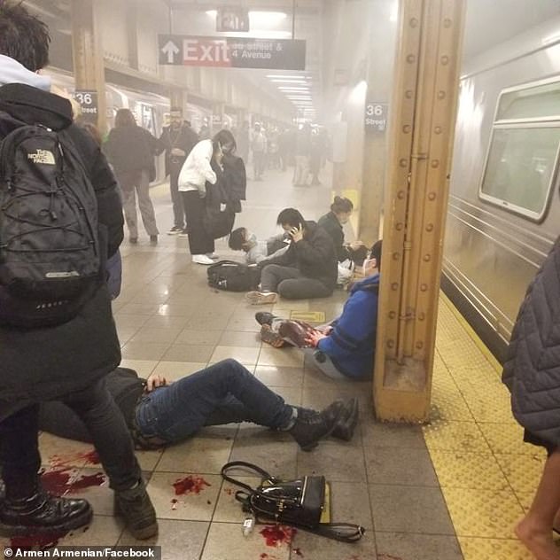 In April, 62-year-old gunman Frank unleashed a hail of 33 bullets on an inbound N train in Sunset Park, Brooklyn, shooting 10 people and then successfully evading authorities by making his escape using the subway . The MTA's system failed to record footage from cameras on the platform, and cameras on the car where the shooting occurred had malfunctioned