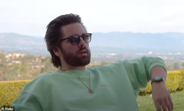 The clip ends with a humorous exchange between Scott Disick, 39, and Kendall Jenner, 26 as he asked: 'I know that we've done some pretty crazy stuff together, would you go to space?'