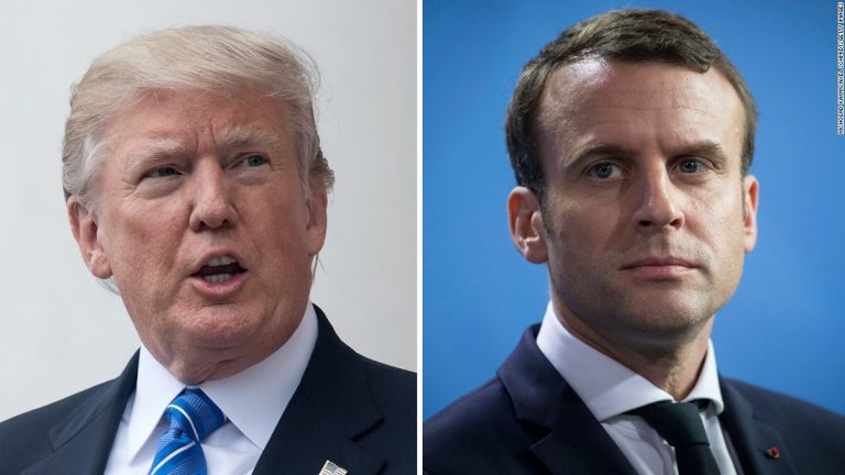 Hear Macron's reaction to being linked to Trump's Mar-a-Lago documents