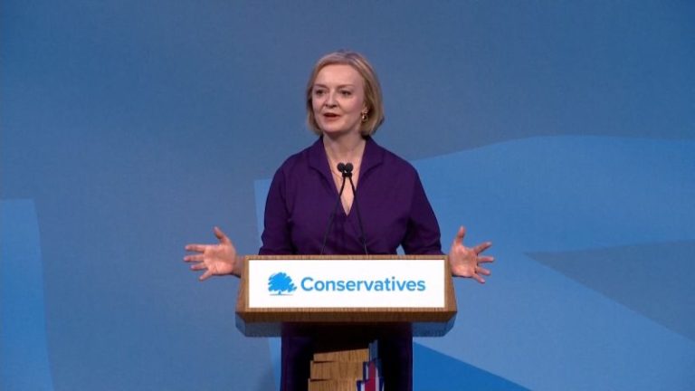 See the moment Tory Party announced Truss won leadership