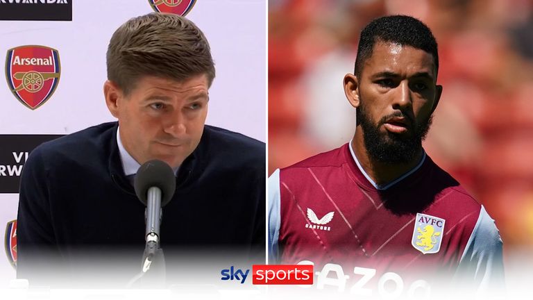 Steven Gerrard speaks about Douglas Luiz&#39;s future