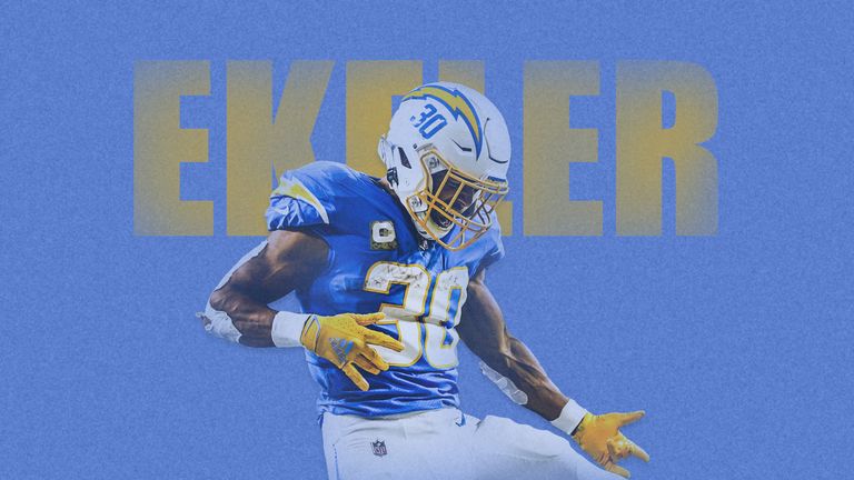 Chargers running back Austin Ekeler 