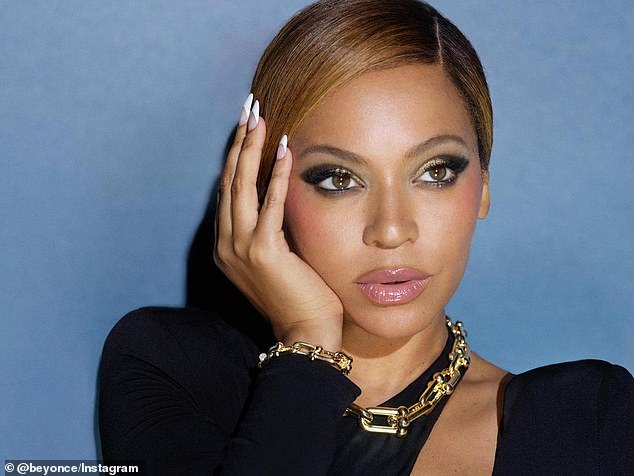 Beyonce puts on a sexy display in black and gold as she tantalizes fans in new Instagram posts