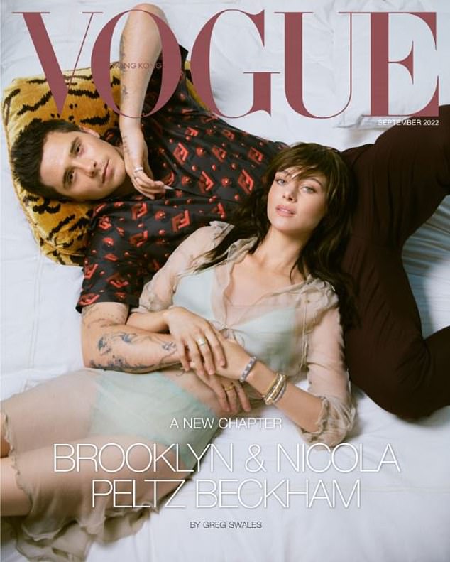 Brooklyn Beckham reveals the moment he knew wife Nicola Peltz was ‘The One’ as they cover Vogue HK