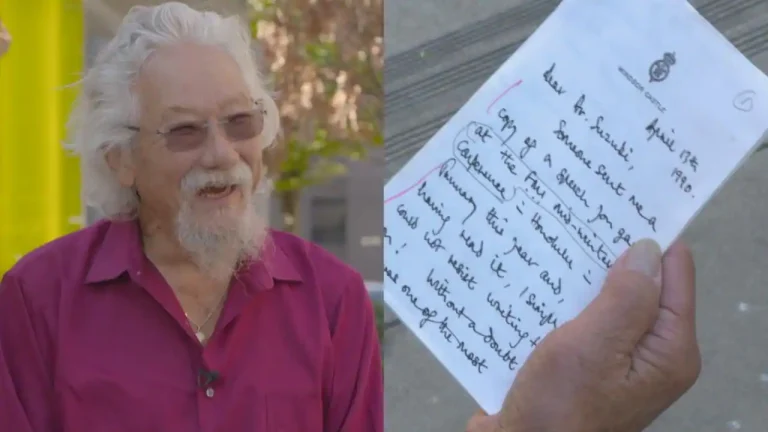 David Suzuki reveals 32-year-old letter from King Charles