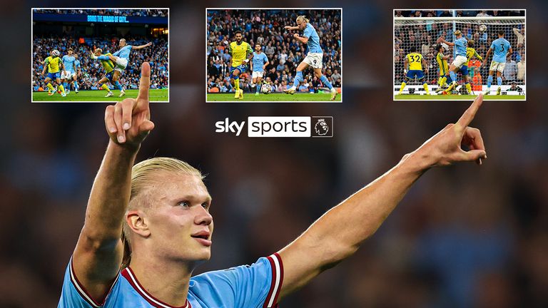 Erling Haaland scores perfect hat-trick against Nottingham Forest | Video | Watch TV Show