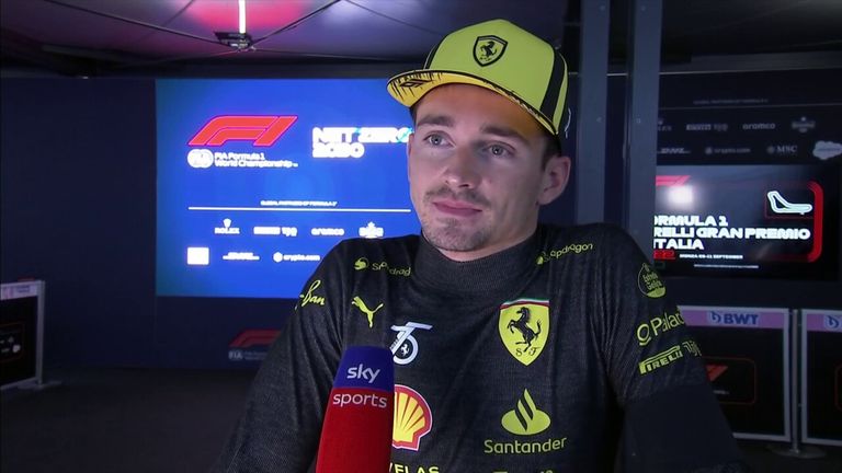 Ferrari’s Charles Leclerc says it was unfortunate that he was not able to fight for win in the closing stages, with the race ending behind the Safety Car.