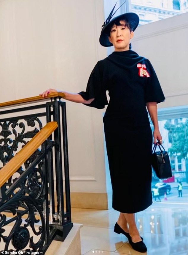 Killing Eve star Sandra Oh says she was ‘so proud’ to attend Queen’s funeral