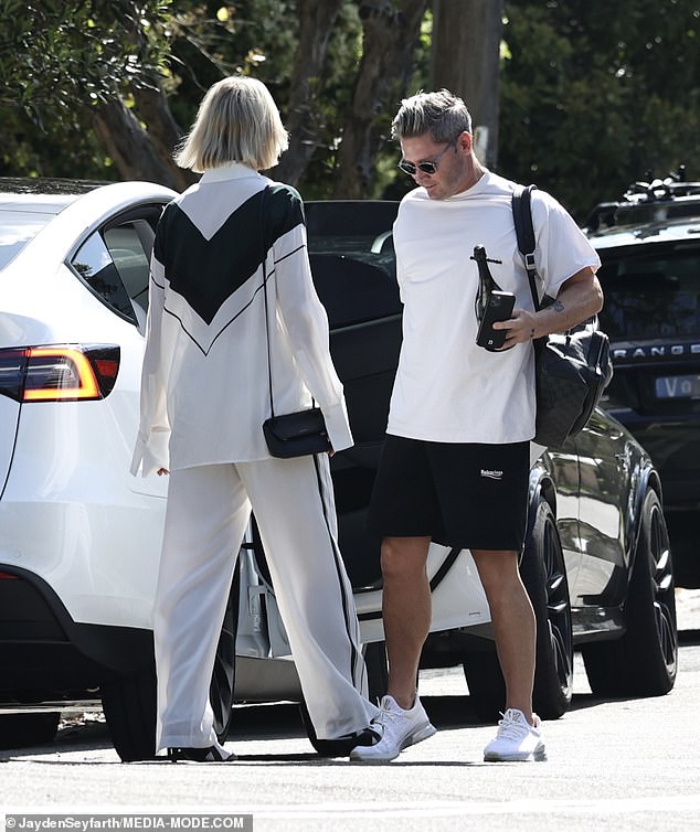 Michael Clarke takes Jade Yarbrough to a friend’s birthday party at luxury Vaucluse mansion