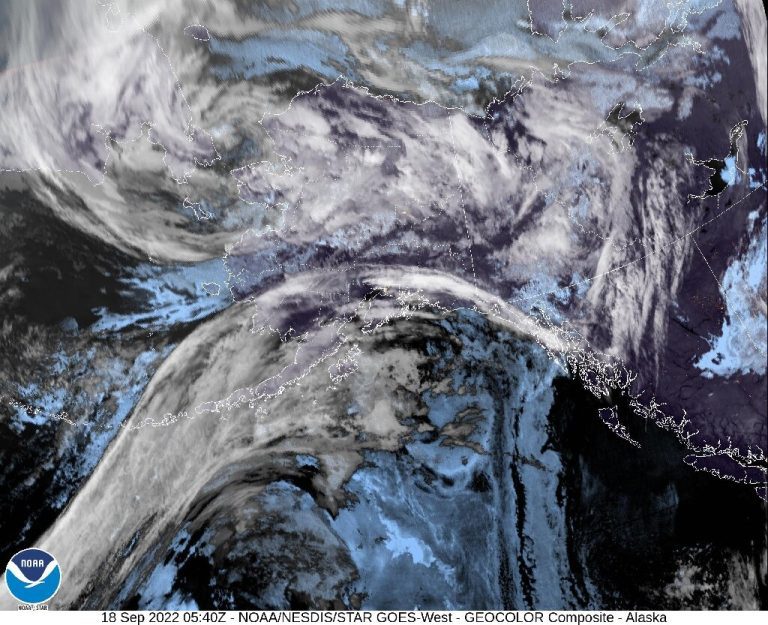 Alaskans assess damage as powerful storm rumbles north