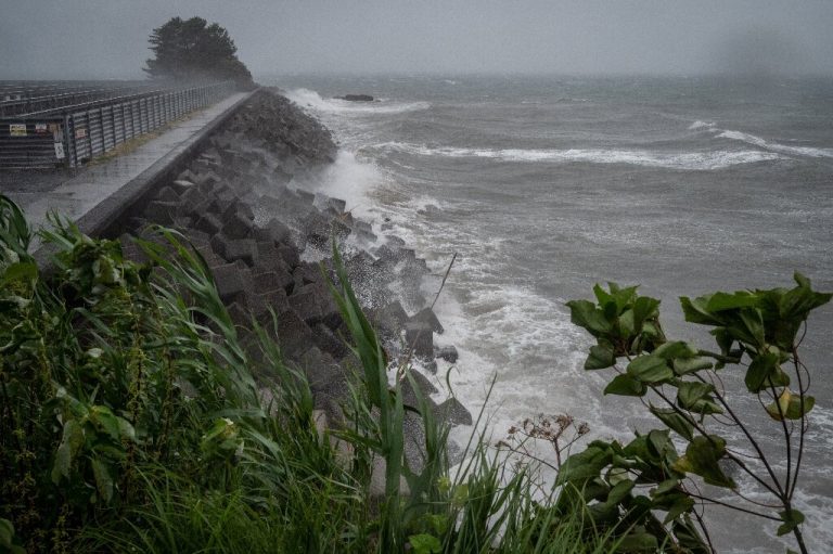 ‘Dangerous’ Typhoon Nanmadol slams into Japan