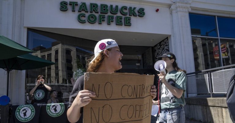 Starbucks Showdown in Boston Points to New Phase of Union Campaign