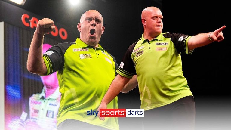 Highlights of the 2022 World Grand Prix final which saw Michael van Gerwen win his sixth title despite a spirited fightback from Nathan Aspinall