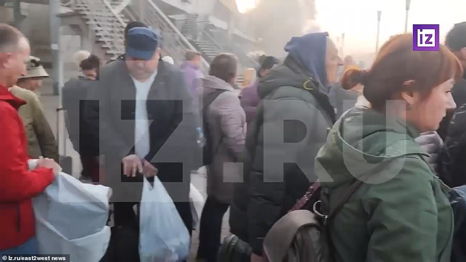 Civilians began fleeing as Putin's new commander in Ukraine appeared to be laying the groundwork for a retreat, saying the situation is 'tense' and 'the most difficult decisions' may be required