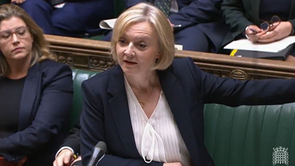 Liz Truss offered a grovelling apology for the mini-Budget shambles today at a brutal PMQs as Tory MPs warned her position is 'untenable'