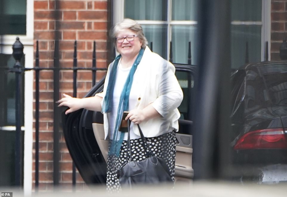 Deputy PM Therese Coffey and Tory chair Jake Berry have also gone into the building, fuelling speculation that the crisis could be about to peak