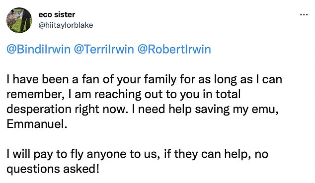 Taylor expressed her admiration to the family whilst asking for advice, she tweeted: 'I have been a fan of your family for as long as I can remember, I am reaching out to you in total desperation right now'