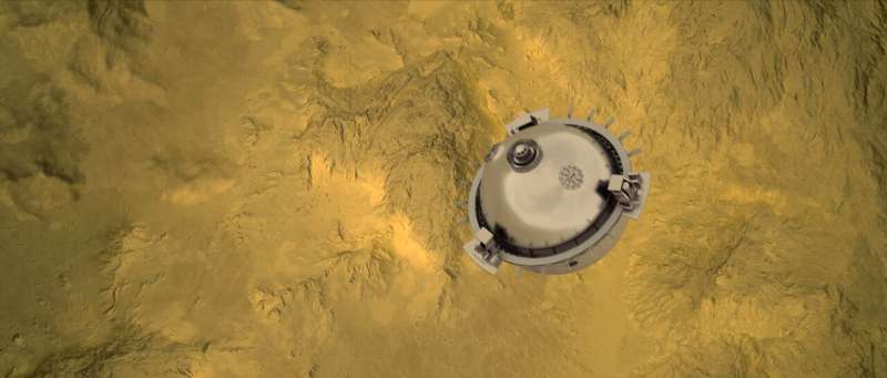 NASA instrument to measure temperature, pressure, and wind on Venus