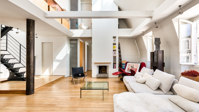 Duplex apartment, 2nd arrondissement