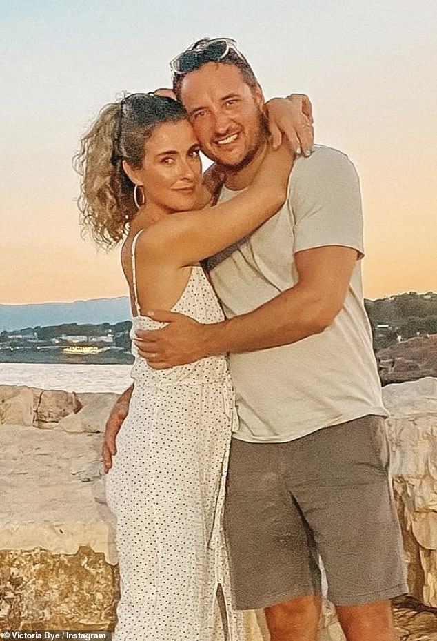 Loved-up: James Bye, 38, insists the Strictly Come Dancing curse will not come between him and his wife Victoria