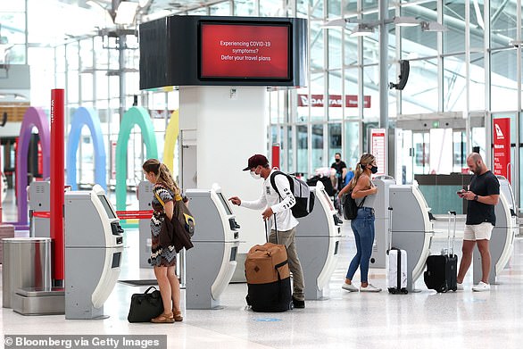 Australian Federal Police are fed up with passengers engaging in offensive, violent and disruptive behaviour. Sydney Airport is pictured