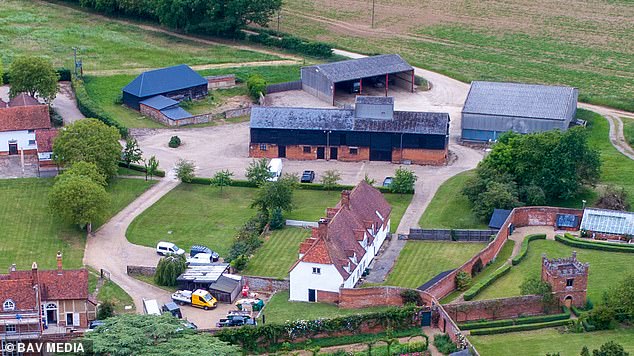 Mr Oliver bought his Essex mansion in 2019 and had building work done on the house before he moved in, including the restoration of many original features