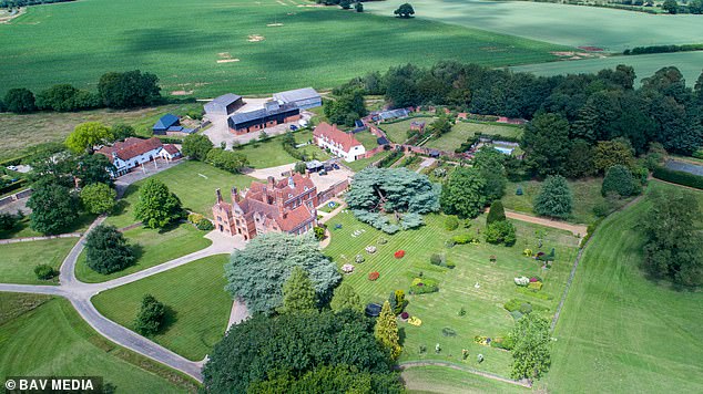 The house had only been used by three families and hadn't been sold for 250 years when Mr Oliver bought it. The manor house boasts 12 bedrooms, 10 bathrooms, a large games room, great hall, dining room, two drawing rooms and a wine storage area.