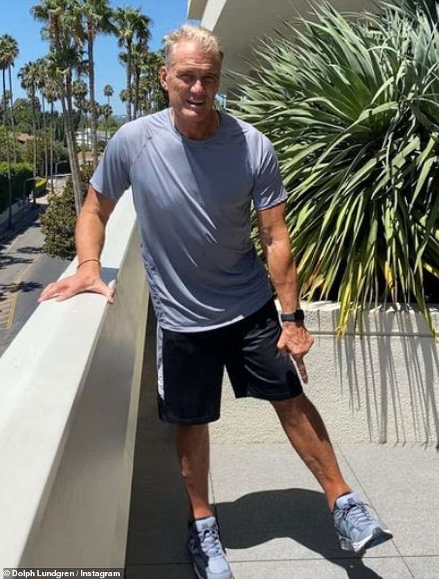 'Finally doing surgery on my left ankle, I¿ve had this injury since my time in the military': Dolph revealed he was having ankle surgery back in August after first injuring his foot in the military