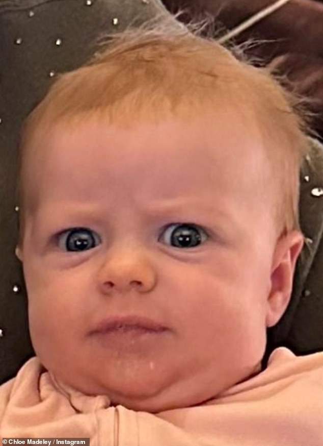 Funny: Chloe shared another hilarious shot of Bodhi looking perplexed