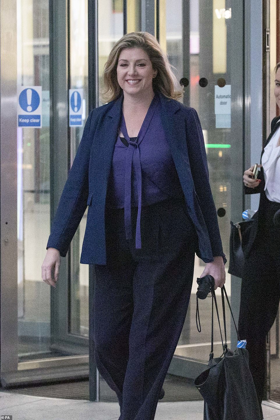 Now only Ms Mordaunt now stands in the way of Mr Sunak's leadership bid. 'I¿m in this to win it,' the Leader of the House of Commons earlier declared