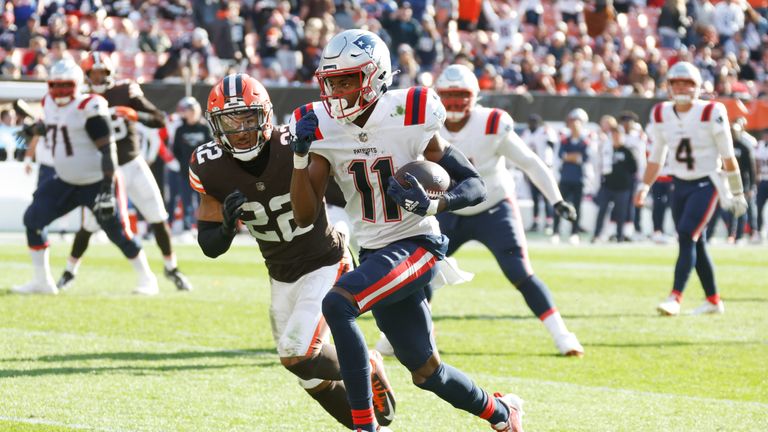 Highlights of the New England Patriots against the Cleveland Browns from Week 6 of the NFL season