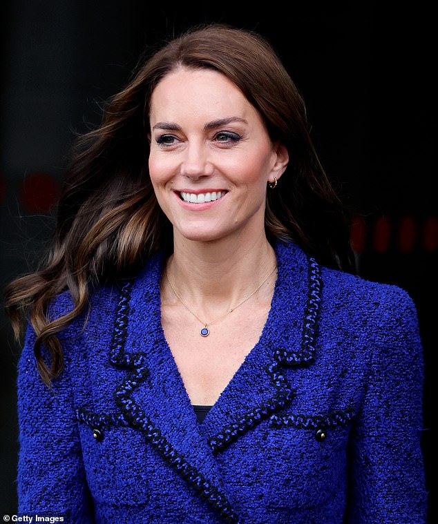 Louise's clients include the Princess of Wales (pictured at the London Stadium earlier this month) who followed the Louise Parker Method after giving birth to Prince George