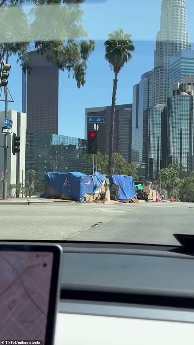 She drove to Downtown LA to visit the notorious Cecil Hotel, which is located on Skid Row