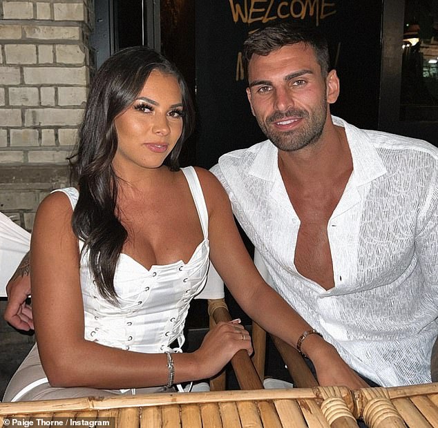 No going back: Paige and Adam went official after leaving the Love Island villa this summer