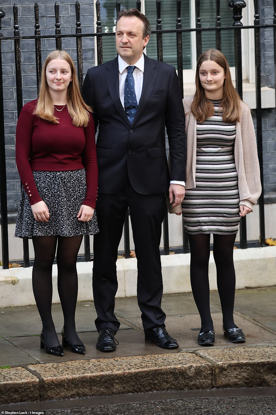 Watched by husband Hugh, her two daughters, and No10 staff and aides, she said it had been a 'huge honour to lead the country'