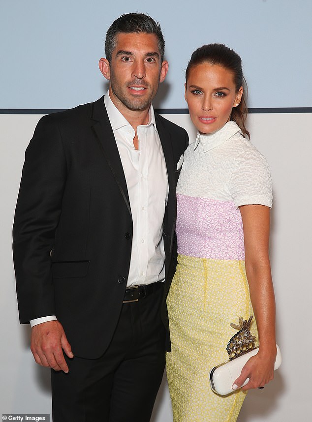 The mother of one underwent 'immersion therapy' at an exclusive clinic called The Sydney Retreat in Stanmore, where clients are offered a '30-day recovery program' for $8,800. (Pictured with ex-husband Braith Anasta in 2015)