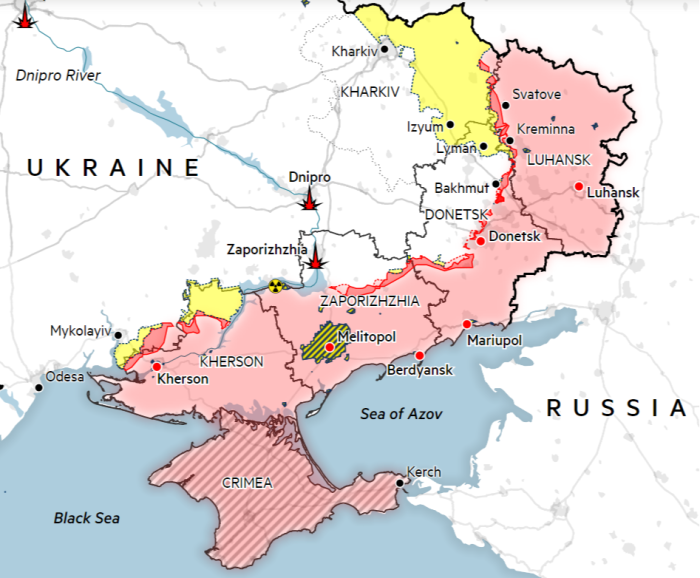 Map of Ukraine