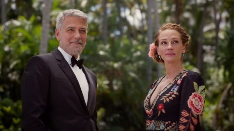 ‘Ticket to Paradise’ review: George Clooney and Julia Roberts get some mileage out of their rom-com pairing