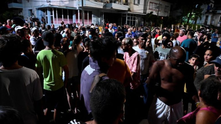 After Hurricane Ian left Cuba in the dark, protestors took to the streets