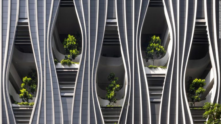 ‘Biophilic’ skyscraper bursting with 80,000 plants opens in Singapore