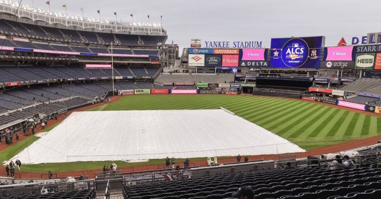 Yankees-Astros Game 4 Is Delayed by Rain: Live Updates