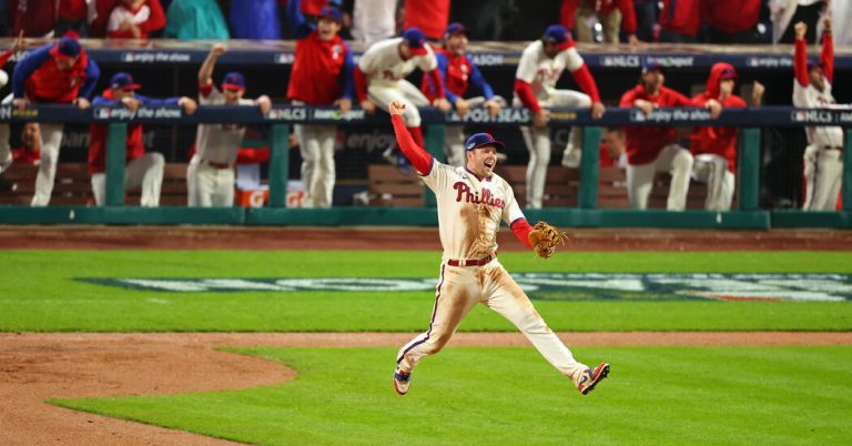 World Series: Phillies’ Rhys Hoskins Perfects the Art of Getting Back Up