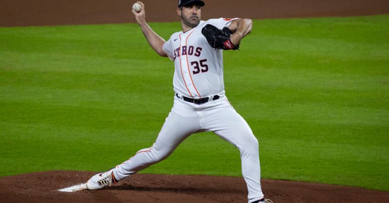 Houston’s Justin Verlander Struggles in the World Series. Again.