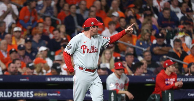 Philadelphia’s Rob Thomson Makes the Right Calls in World Series Game 1