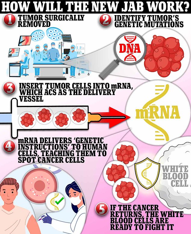 A cancer vaccine could be ready in MONTHS: Drug giant Merck teams with Moderna to develop cancer jab