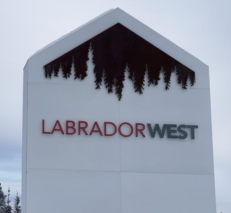 A town sign that reads "Labrador West".