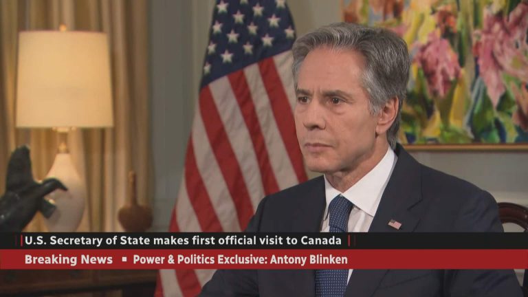 U.S. Secretary of State Antony Blinken sits down with Power & Politics for an exclusive interview