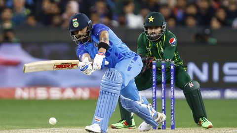 Kohli in action against Pakistan.