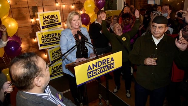 Former Ontario NDP leader Andrea Horwath elected mayor of Hamilton after tight race