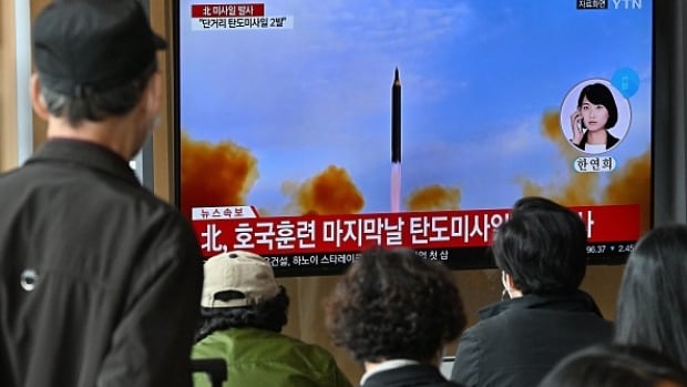 North Korea fires 2 short-range missiles toward sea